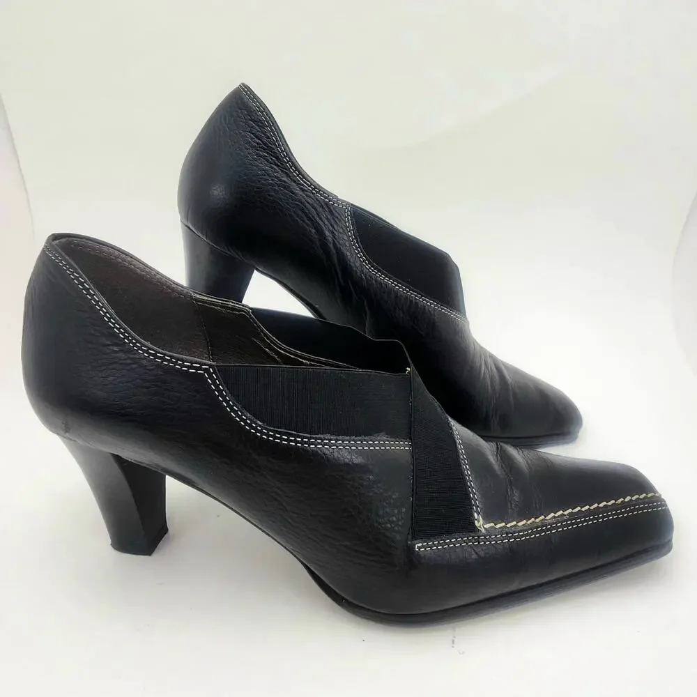Sesto Meucci Heel Womens 9 Italy Square Toe Professional Corpcore Mature classic